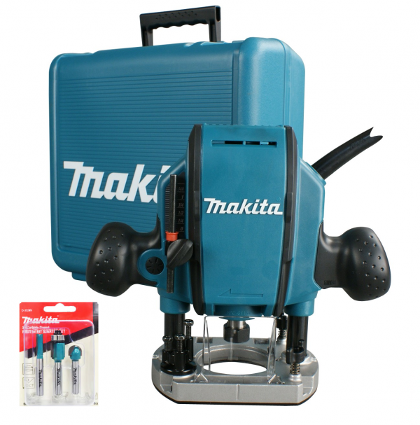 Makita RP0900X 1/4 or 3/8in Plunge Router