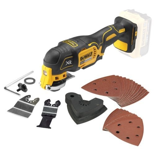 Dewalt DCS355N Oscillating Multi-Tool 18V li-ion Cordless Brushless (Body Only) with 29 Accessories