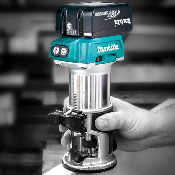 Makita DRT50ZJ 18v LXT Brushless Cordless Router Body Only In Makpac Case Type 4