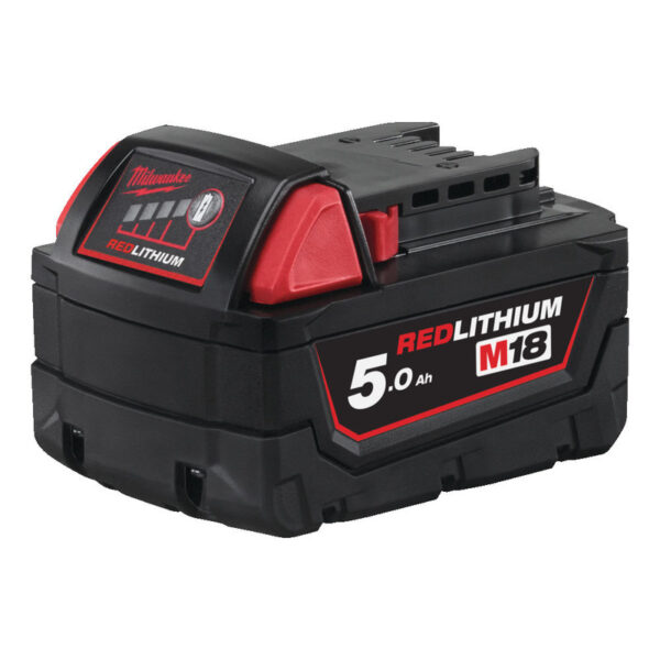 Milwaukee M18B5 18v REDLITHIUM 5.0ah LI-ION Battery 4932430483