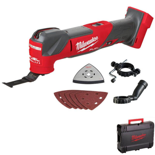 Milwaukee M18 FUEL M18FMT-0X 18V Cordless Brushless Multi Tool Body Only In Case Inc Accessories 4933478491