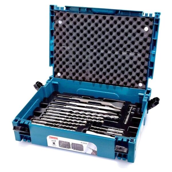 Drill Bit and Chisel Set, SDS-PLUS, 17 pcs, in Makpac case B-52059 - Image 2