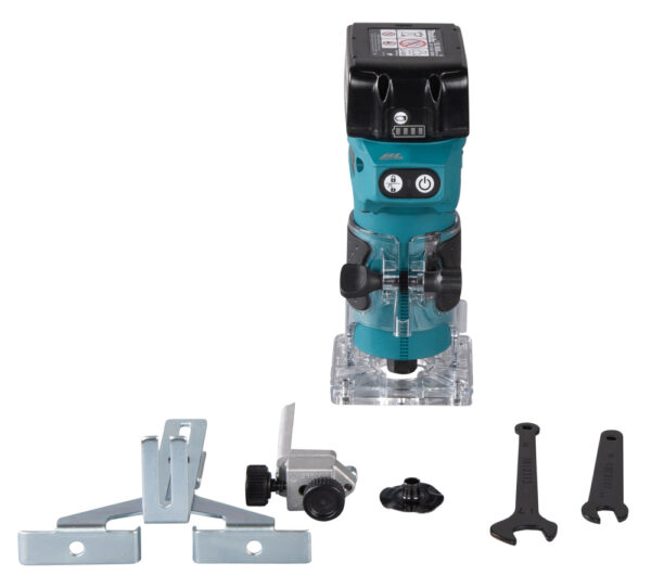 Makita DRT52Z 18v Li-Ion Cordless 1/4" Router/ Trimmer Body Only  - Image 14
