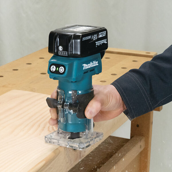Makita DRT52Z 18v Li-Ion Cordless 1/4" Router/ Trimmer Body Only  - Image 15