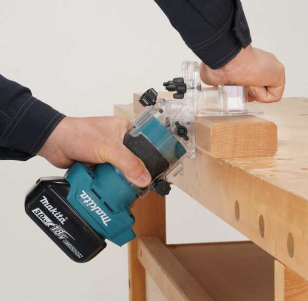 Makita DRT52Z 18v Li-Ion Cordless 1/4" Router/ Trimmer Body Only  - Image 16