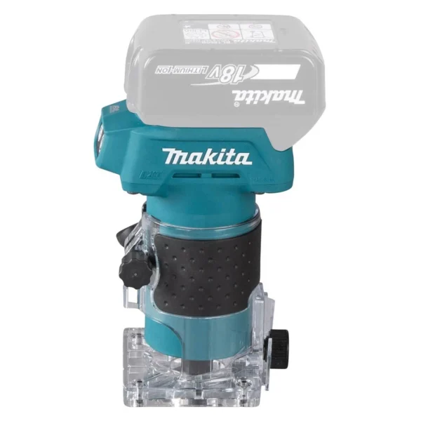 Makita DRT52Z 18v Li-Ion Cordless 1/4" Router/ Trimmer Body Only  - Image 3