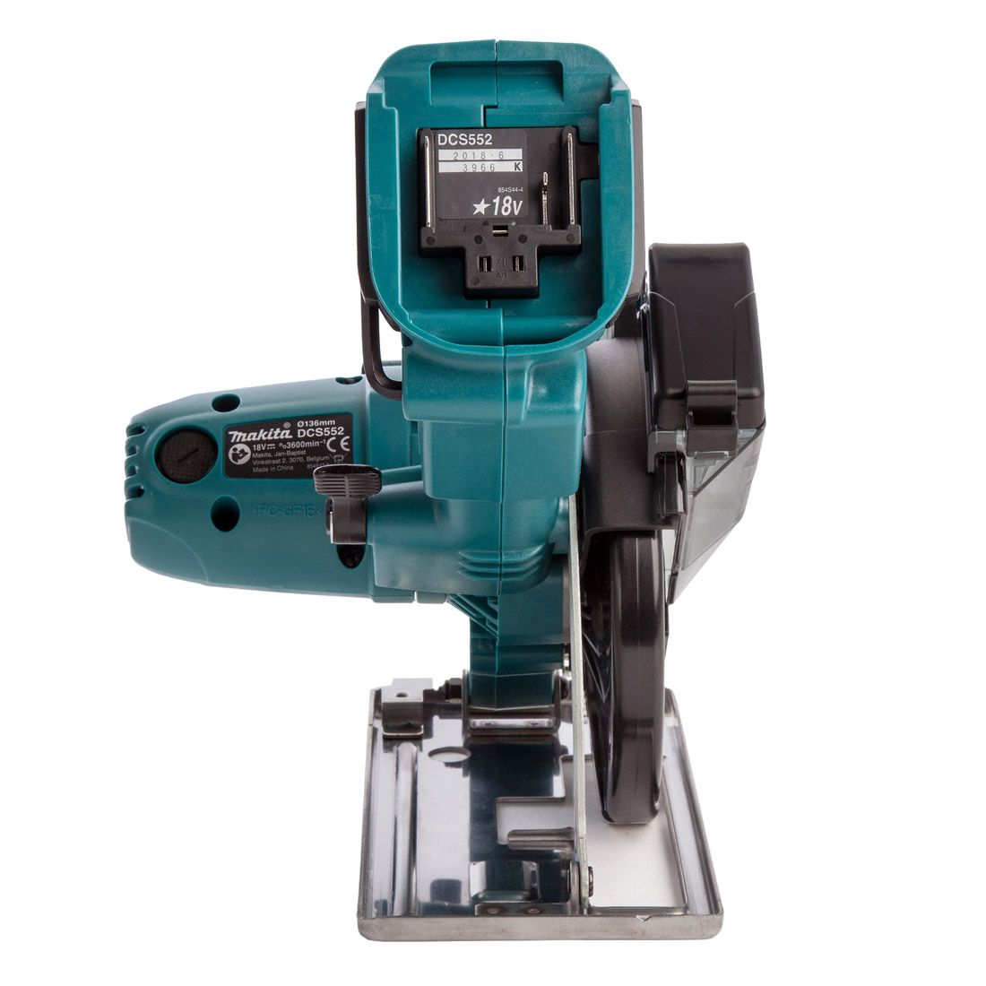 Makita DCS552Z 18v LXT Cordless 136mm Metal Cutting Saw Body Only - Image 4