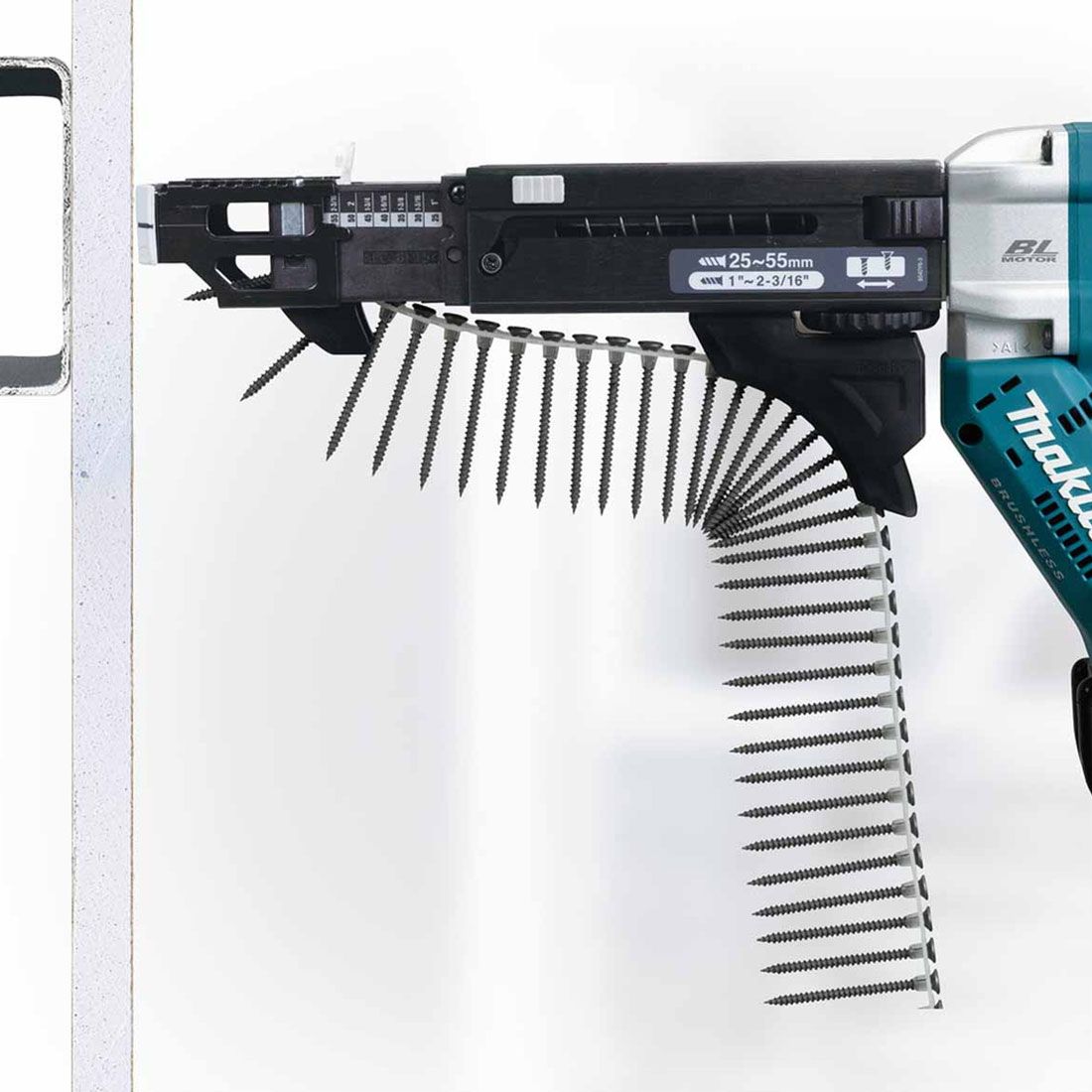 Makita DFR552Z 18v LXT Brushless Autofeed Screwdriver Body Only - Image 7