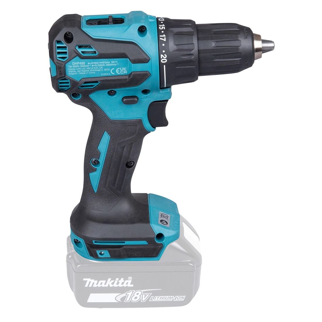 Makita DHP490Z 18v LXT Cordless Brushless Combi Drill Body Only - Image 2