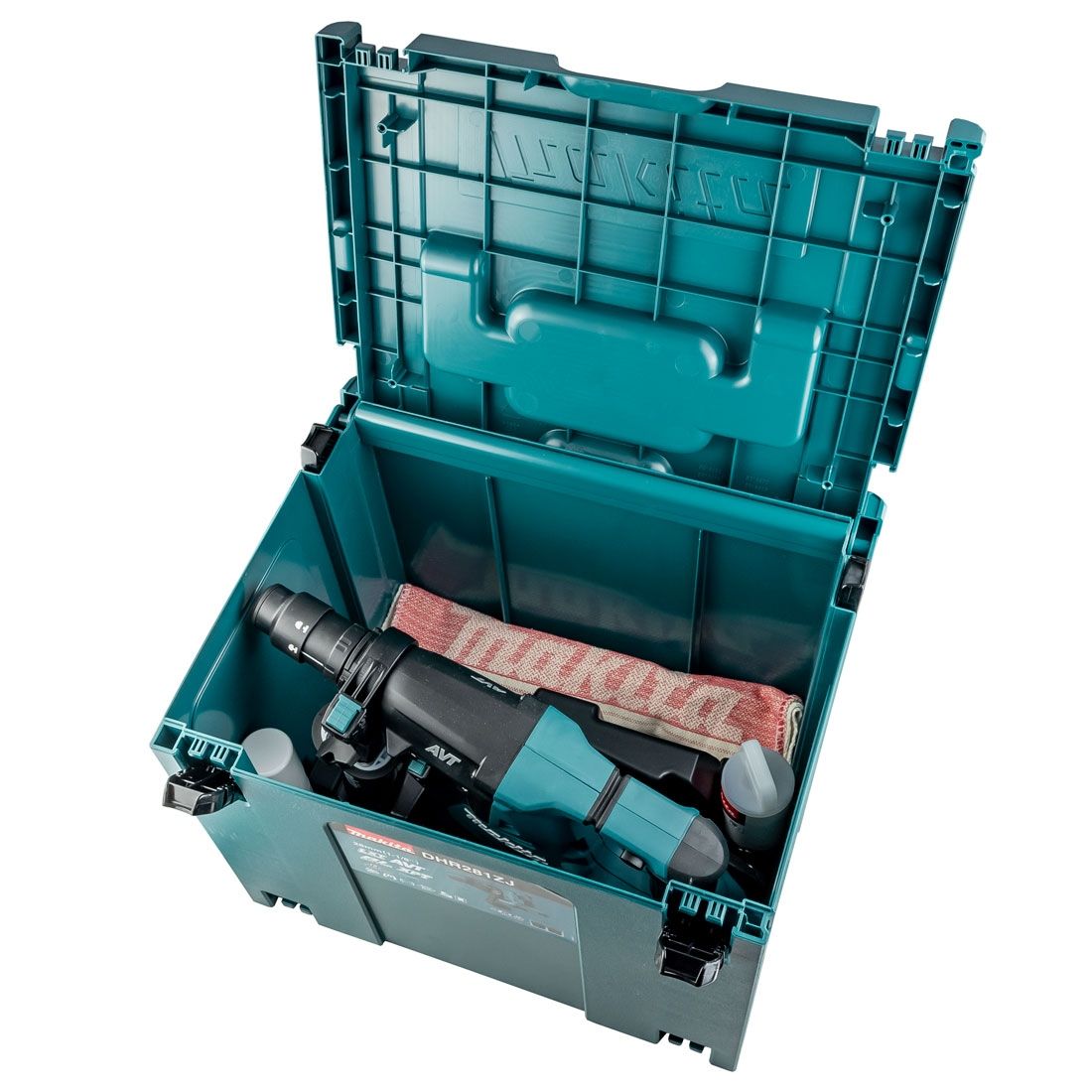 Makita DHR281ZJ Twin 18v LXT SDS+ Rotary Hammer with QCC Body Only In Makpac Carry Case - Image 5