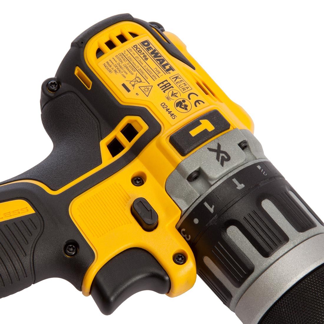 DeWalt DCD796N 18v XR Brushless Combi Drill Body Only - Image 2