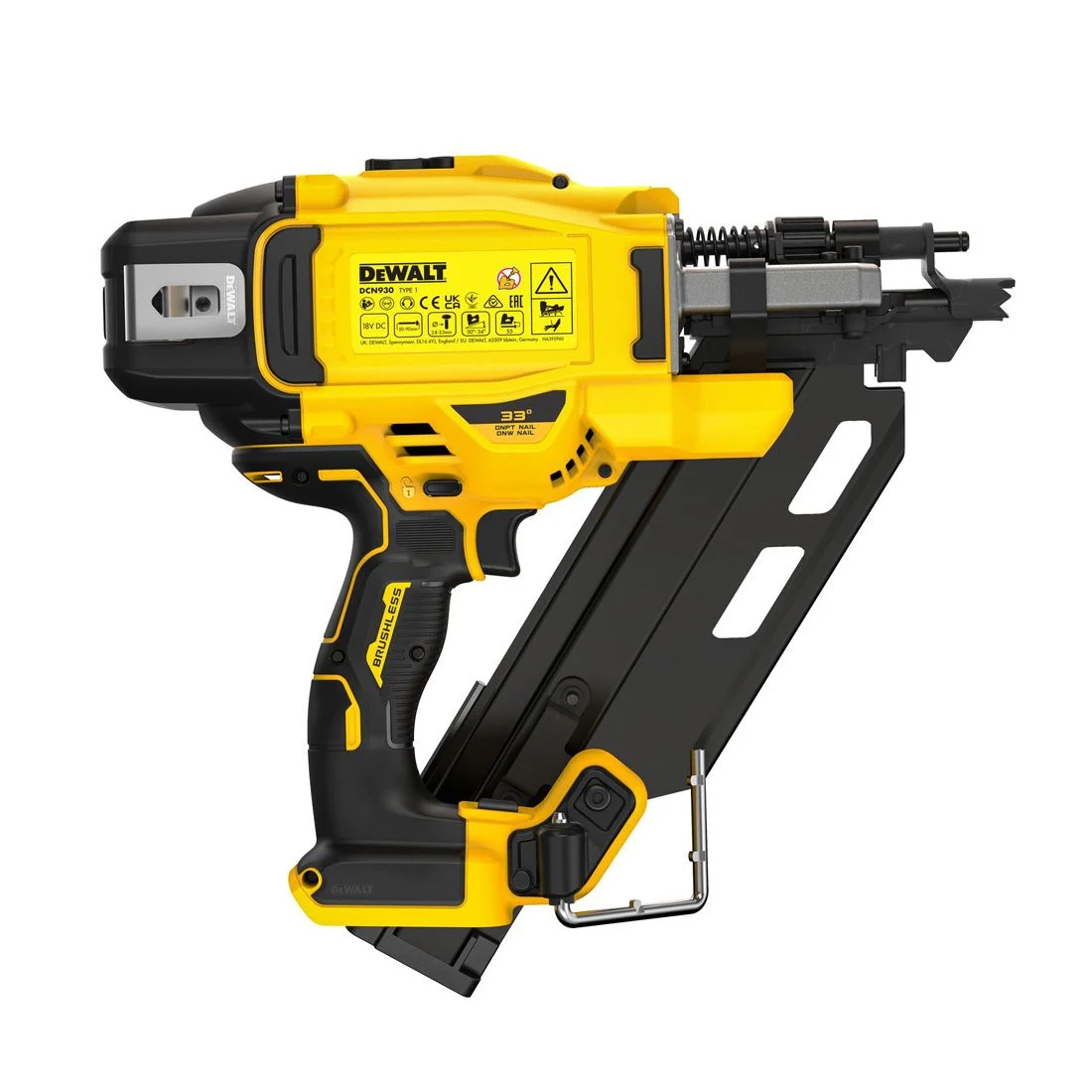 DeWalt DCN930N-XJ 18v XR Brushless First Fix 90mm Framing Nailer Body Only - Image 3