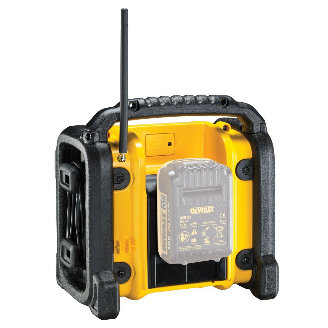 DeWalt DCR020 10.8 / 14.4 / 18v XR Li-Ion DAB+ Compact Radio Body Only - Image 4