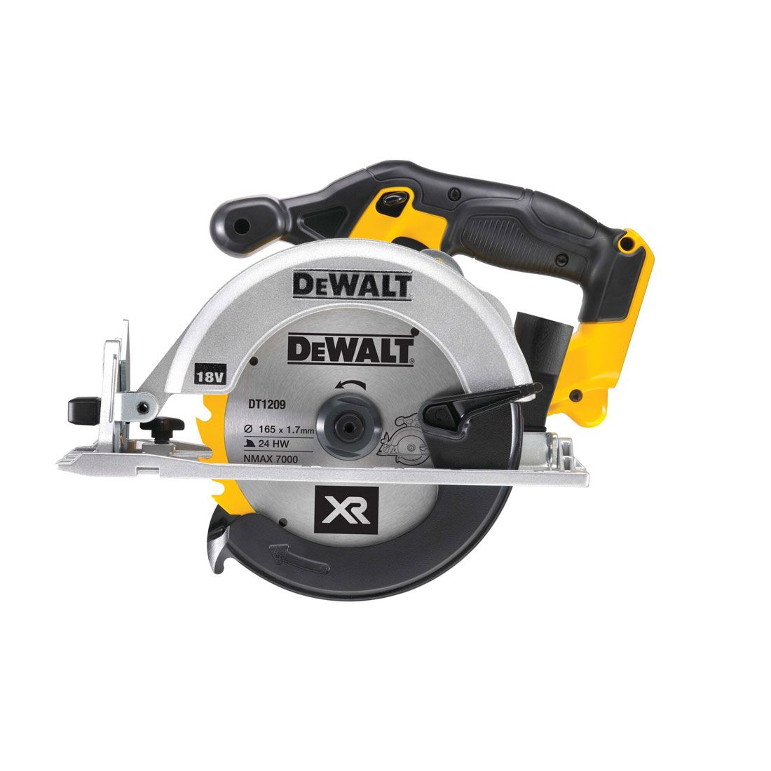 DeWalt DCS391N 18v XR 165mm Cordless Circular Saw Body Only - Image 2