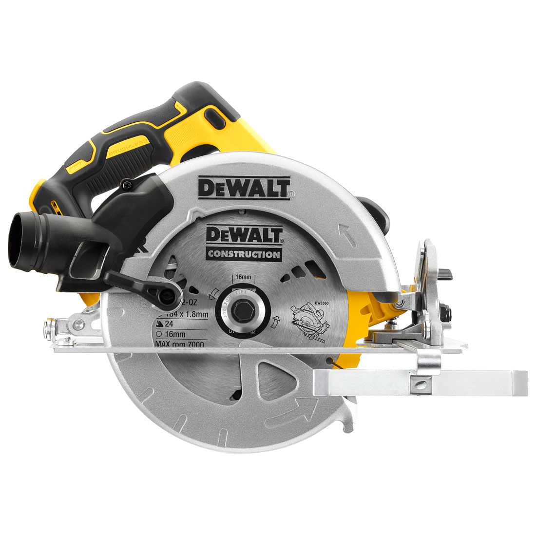 DeWalt DCS570N 18v XR 184mm Brushless Circular Saw Body Only - Image 2