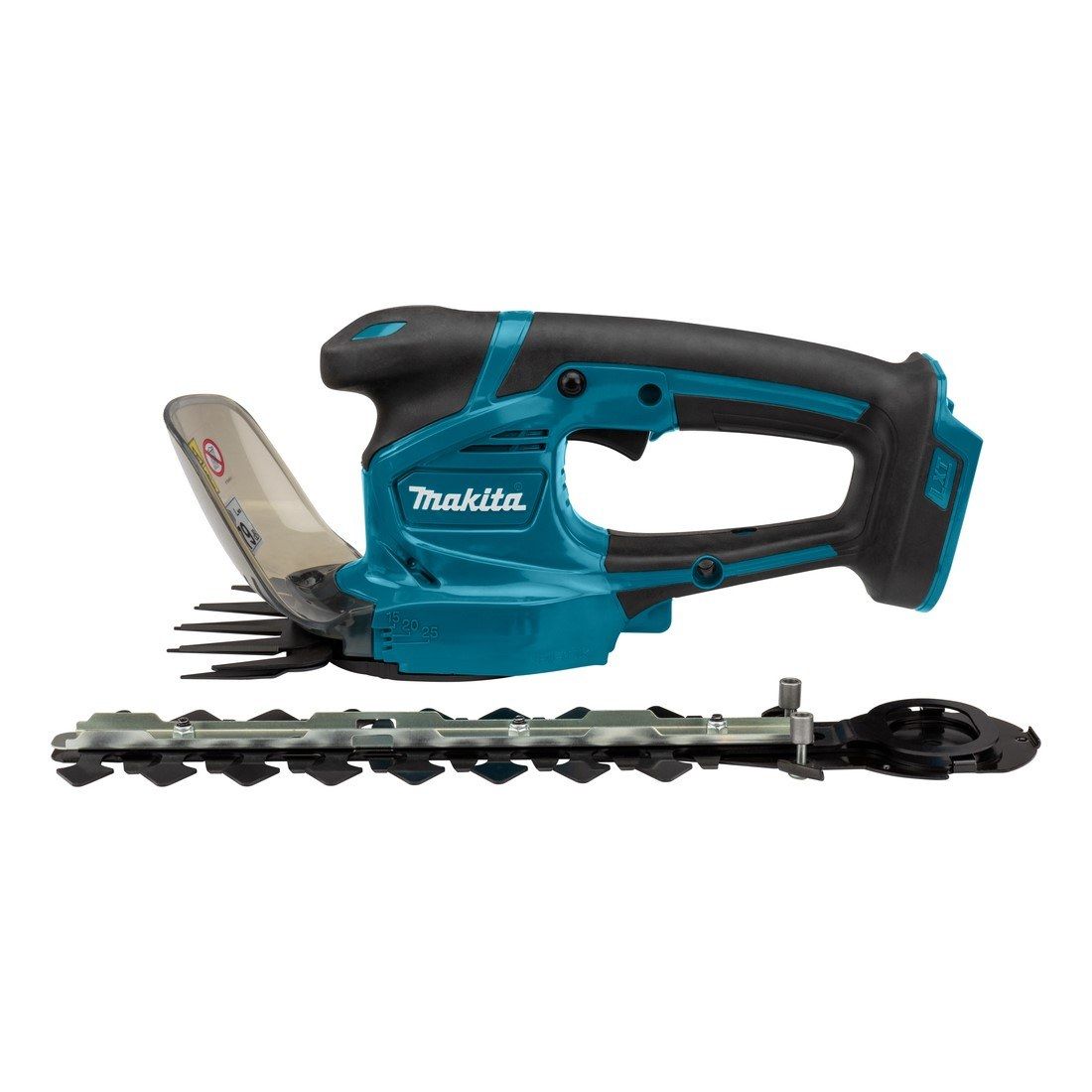 Makita DUM111ZX 18v LXT Cordless Grass Shears Body Only with Hedge Trimmer Blade - Image 2