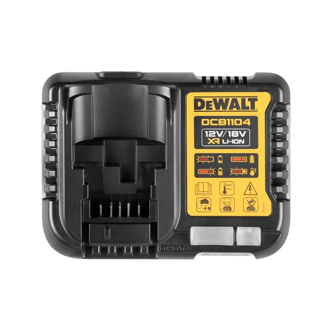 DeWalt DCB1104-GB 4A 12v/18v Multi-Volt Powerstack Battery Charger 240v - Image 2